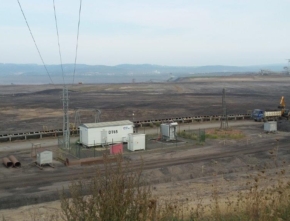 Zpevněná plocha – povrchový důl Tušimice, Chomutov